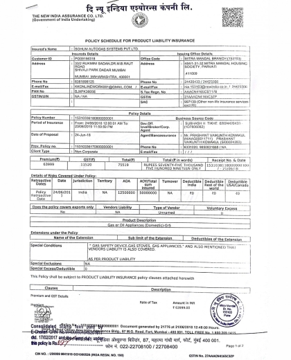 New India Assurance